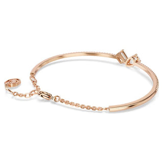 Swarovski Mesmera bangle, Mixed cuts, White, Rose gold-tone plated 5734247
