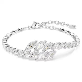 Swarovski Mesmera bracelet, Marquise cut, White, Rhodium plated 5748014