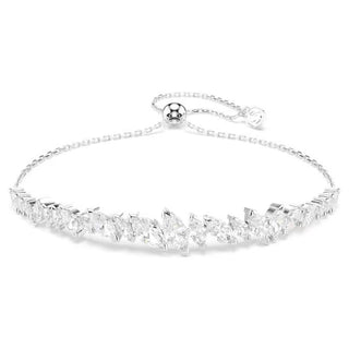 Swarovski Mesmera bracelet, Marquise cut, White, Rhodium plated 5748650