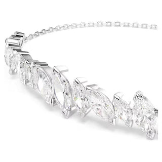 Swarovski Mesmera bracelet, Marquise cut, White, Rhodium plated 5748650
