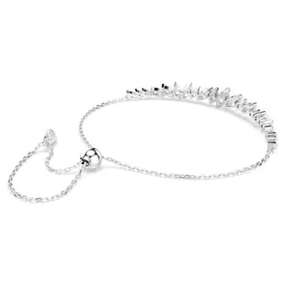 Swarovski Mesmera bracelet, Marquise cut, White, Rhodium plated 5748650
