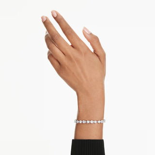 Swarovski Mesmera bracelet, Mixed cuts, White, Rhodium plated 5731959
