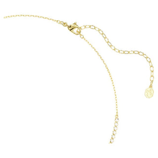 Swarovski Mesmera necklace, Mixed cuts, White, 18K gold finish 5747931