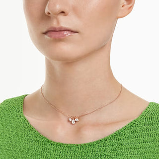 Swarovski Mesmera pendant, Mixed cuts, White, Rose gold-tone plated 5734245