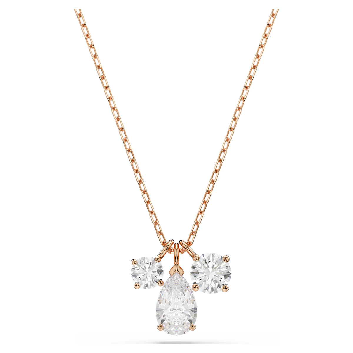 Swarovski Mesmera pendant, Mixed cuts, White, Rose gold-tone plated 5734245