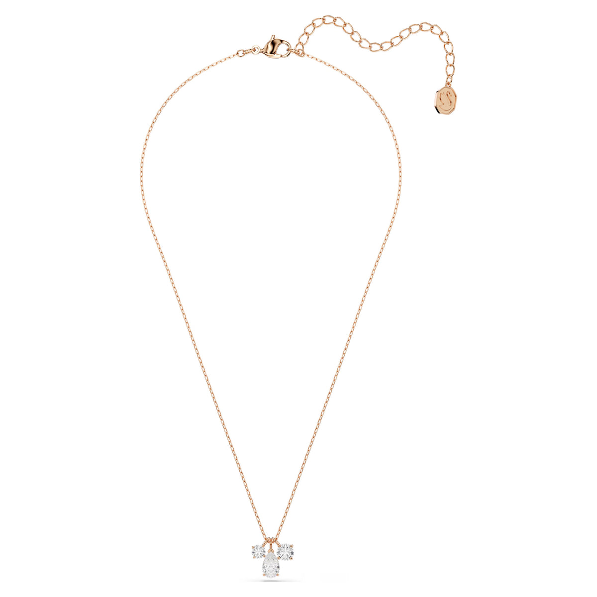 Swarovski Mesmera pendant, Mixed cuts, White, Rose gold-tone plated 5734245