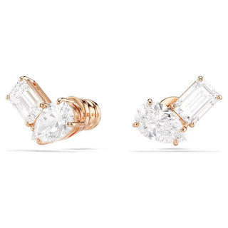 Swarovski Mesmera set, Pear cut, Octagon cut, White, Rose gold-tone plated 5734246
