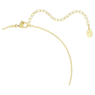 Swarovski Mesmera Y necklace, Mixed cuts, White, 18K gold finish 5747997