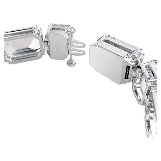 Swarovski - Millenia Tennis bracelet, Octagon cut, White, Rhodium plated 5705770