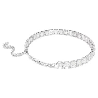 Swarovski - Millenia choker, Octagon cut, White, Rhodium plated - 5696292