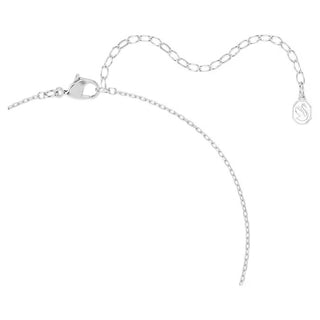 Swarovski Millenia pendant, Cushion cut, Blue, Rhodium plated 5760057