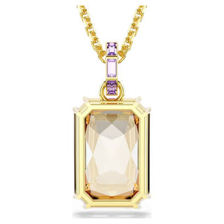 Swarovski Millenia pendant, Octagon cut, Caramel, Gold-tone plated - 5725752
