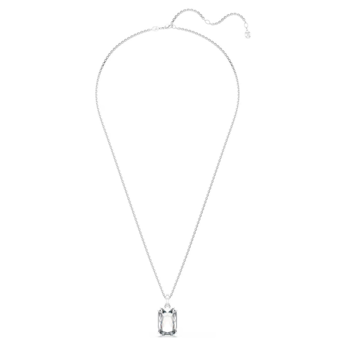 Swarovski Millenia pendant, Octagon cut, White, Rhodium plated 5725768