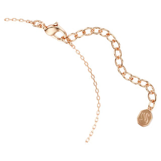 Swarovski Only bracelet, Round cut, Pink, 18K rose gold finish 5757999