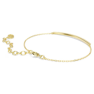 Swarovski Only bracelet, Round cut, Purple, 18K gold finish 5757795