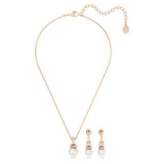 Swarovski Originally set, White, Rose gold-tone plated Discontinued - 5672835 Discontinued