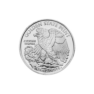 1/4 oz Walking Liberty Silver Round | Golden State Mint