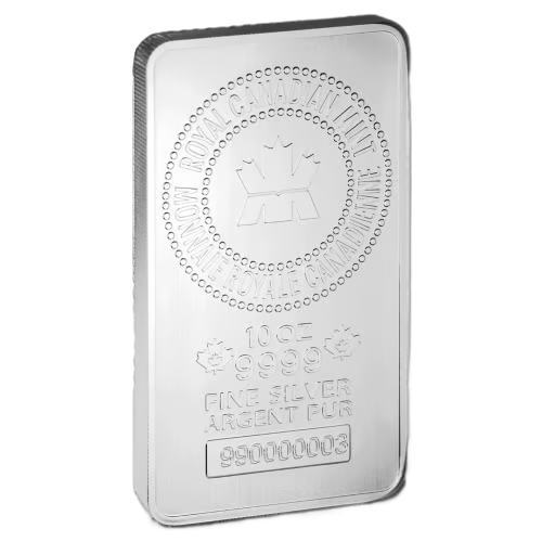 10 oz Silver Bar | Royal Canadian Mint