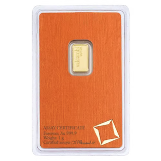 1 gram Gold Bar | Valcambi