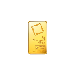 1 gram Gold Bar | Valcambi