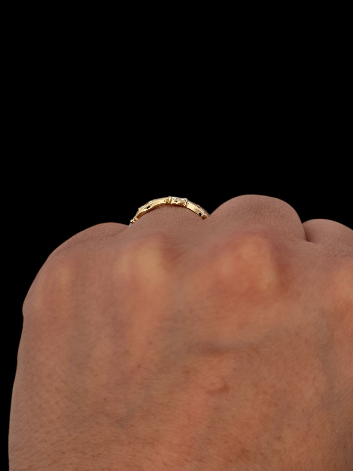 10K Yellow Gold 0.14 cttw Diamond Ring