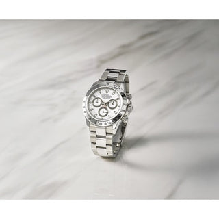 Rolex | Steel Daytona White Dial Watch - Independently Certified Swiss Crown™ USA Pre-owned