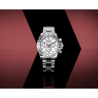 Rolex | Steel Daytona White Dial Watch - Independently Certified Swiss Crown™ USA Pre-owned