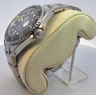 Rolex by Swiss Crown™ EE. UU. Reloj Oyster Submariner de acero de segunda mano con certificación independiente de Rolex de 40 mm y esfera negra 