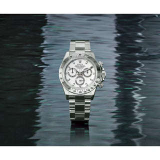 Rolex | Steel Daytona White Dial Watch - Independently Certified Swiss Crown™ USA Pre-owned