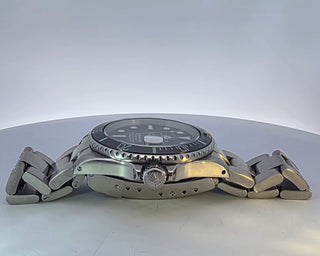 Rolex by Swiss Crown™ EE. UU. Reloj Oyster Submariner de acero de segunda mano con certificación independiente de Rolex de 40 mm y esfera negra 