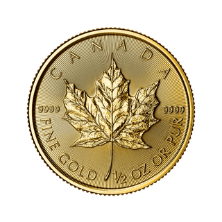 1/2 oz 2026 Canadian Maple Leaf Gold Coin | Royal Canadian Mint | Now Shipping