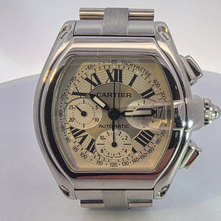 CARTIER | 42mm Roadster Chronograph Stainless Steel
