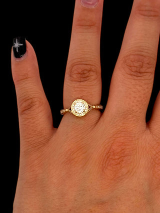 10K Yellow Gold 0.44 ct Canadian Diamond Ring