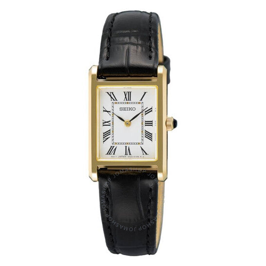 Seiko Classic Quartz White Dial Ladies Watch SWR108P1 - Shipping JANUARY