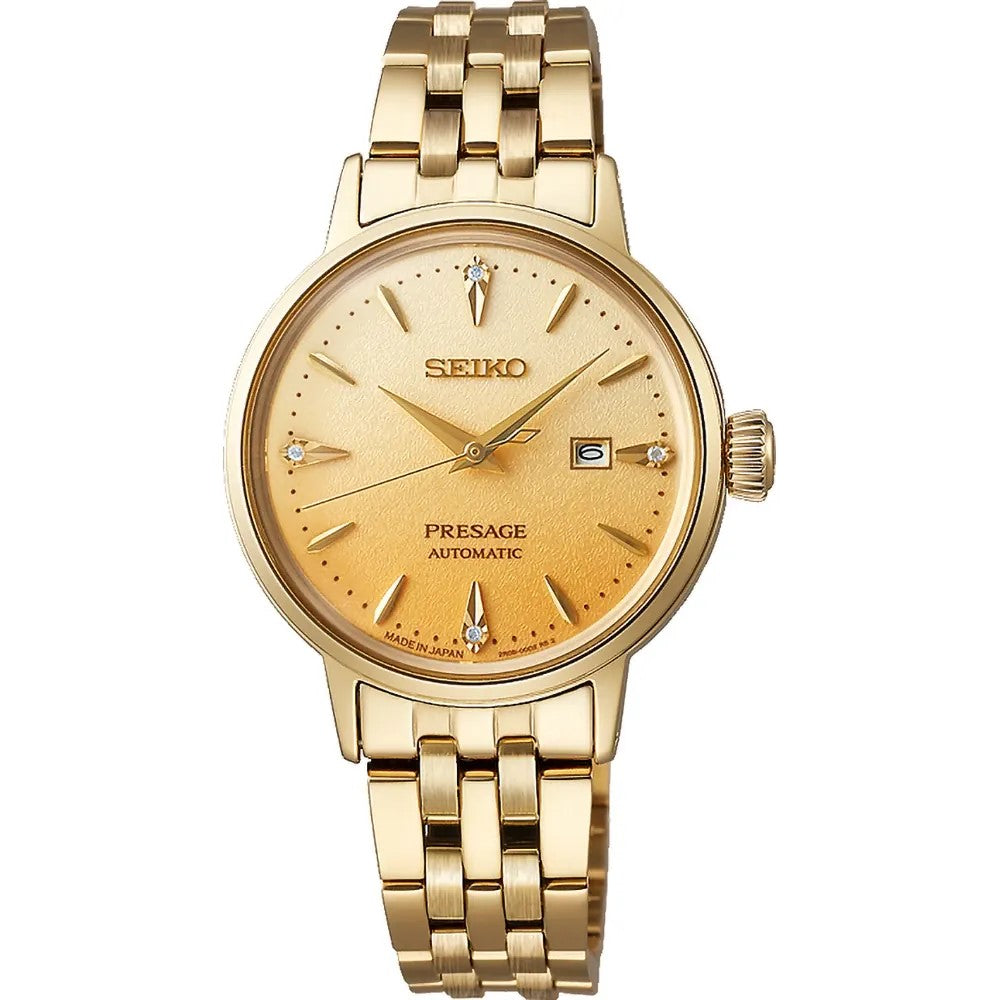 Seiko Cocktail Time Presage - Cocktail Time ‘Eggnog’ Watch SRE018J1 - Shipping Immediately