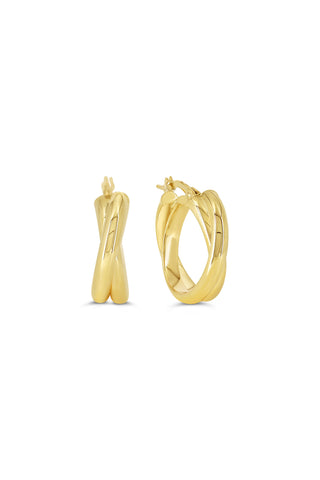 Double Row Hoop Earrings