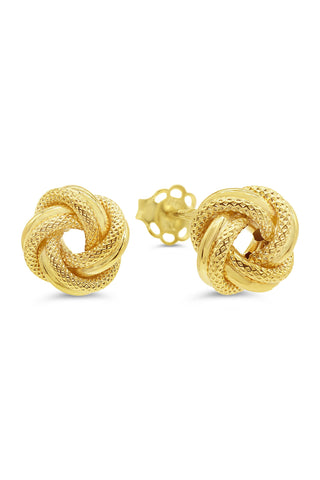 Love Knot Stud Earrings
