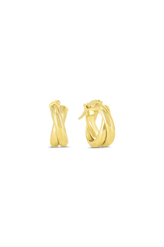 Double Row Hoop Earrings