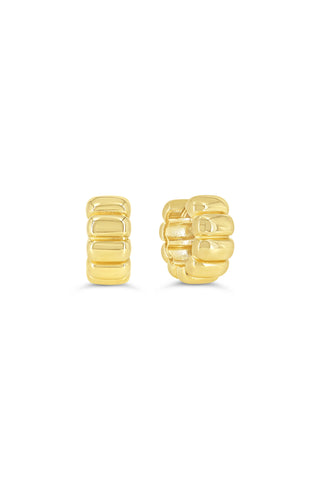 Lady Finger Huggie Earrings