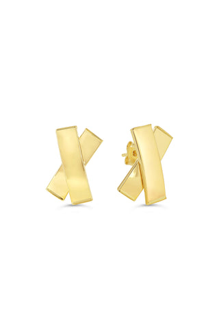 'X' Stud Earrings
