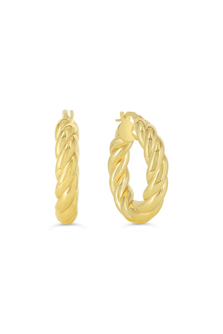 Twisted Hoop Earrings