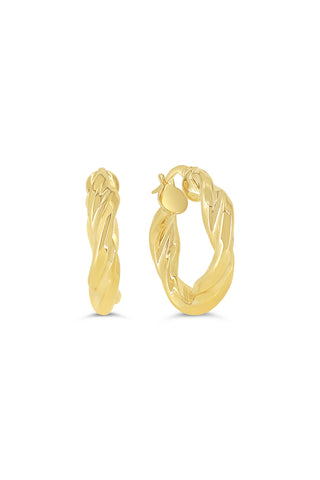 Twisted Hoop Earrings