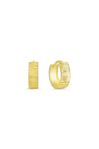 Ribbed Hoop Earrings