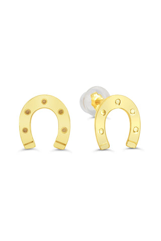 Horseshoe Stud Earrings