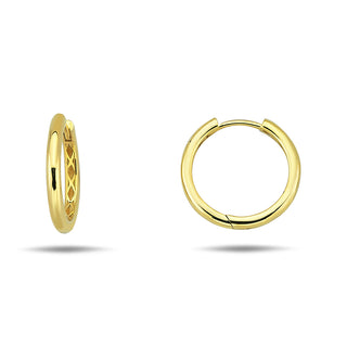Round Huggie Earrings, Extra Large