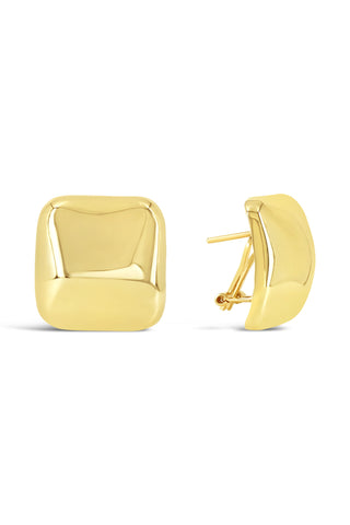 Square Bold Hoop Earrings