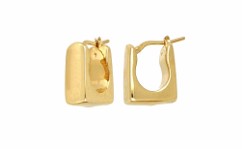 Chunky Square Hoop Earrings