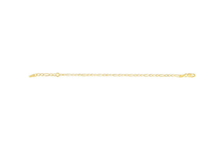 10K Gold Figaro Chain Bracelet