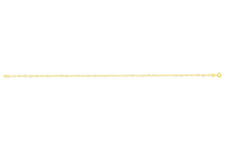 10K Gold Linked Heart Anklet