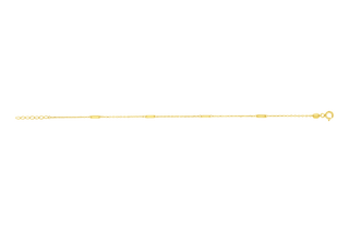 10K Gold Bar Anklet